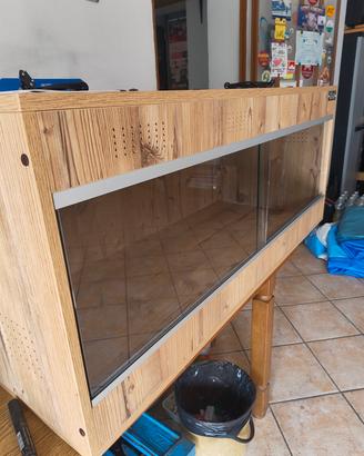 Terrario Teca per rettili 120x50x50 RH-Frank