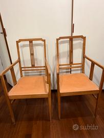 Coppia di sedie vintage