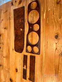 Fiat 124 spider pannelli legno cruscotto radica