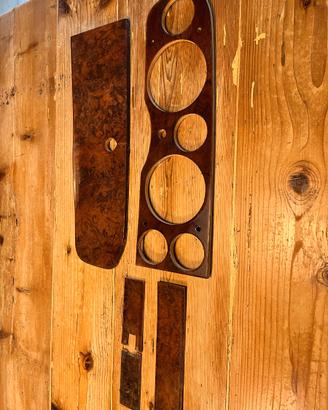 Fiat 124 spider pannelli legno cruscotto radica
