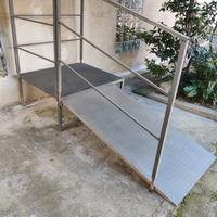 rampa per disabili in ferro zincato 