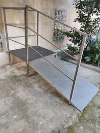 rampa per disabili in ferro zincato 