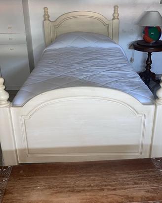 Letti singoli in Legno decapé