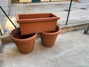 Vasi grandi in plastica