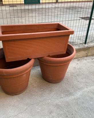 Vasi grandi in plastica