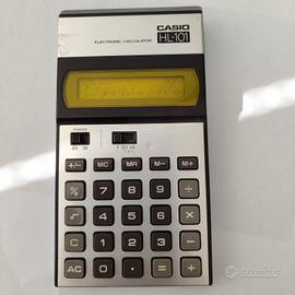 calcolatrice vintage Casio HL - 101 funzionante 