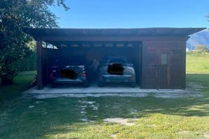 Struttura in legno per ricovero attrezzi ed auto