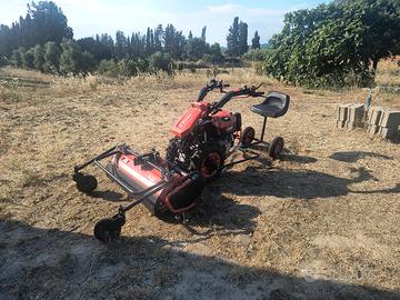 motocoltivatore trincia con seggiolino 