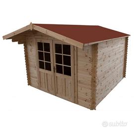 Casetta 3 X 2,5 / 28 mm Block House doppia porta