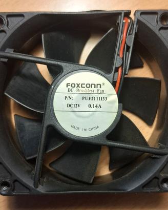 Ventola raffreddamento FOXCONN 12V 0,14A mm.79x79