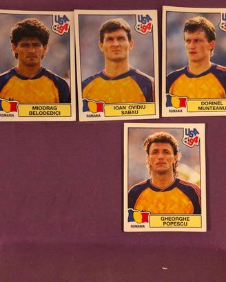 Lotto figurine originali Panini Usa '94 Romania