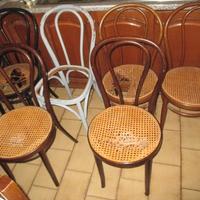 Nr. 6 sedie stile Thonet da reimpagliare (tot E 50