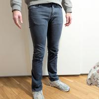 Jeans Meltin Pot da uomo blu scuro tinta unita