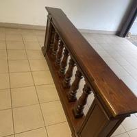 balaustra in rovere arte povera