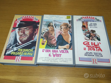 3 VHS Sergio Leone