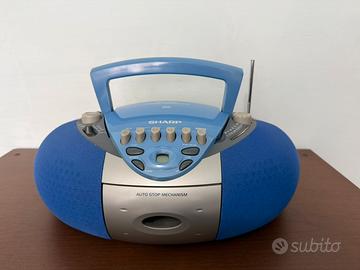 Radio cd sharp e cassette