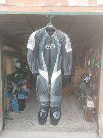 Tuta da moto in pelle Axo TG 52