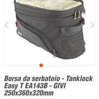 Triumph Tiger 800 borsa serbatoio e porta telefono