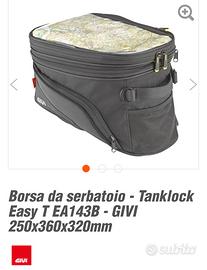 Triumph Tiger 800 borsa serbatoio e porta telefono