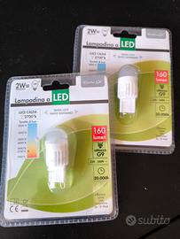 coppia lampadine 2W G9