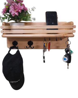 Portachiavi da parete multiuso legno ARTE POVERA