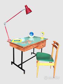 Scrivania e sedia anni 60' - Modernariato 