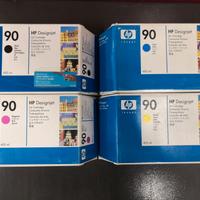 Set Cartucce 90 HP Designjet 4000,4020, 4500