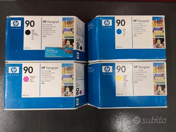 Set Cartucce 90 HP Designjet 4000,4020, 4500