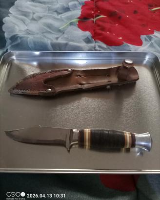 Coltello da Caccia Vintage "Virginia" - Manico in 