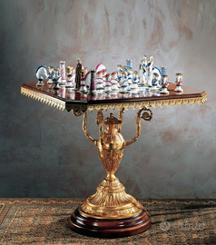 Tavolo da Gioco in Porcellana d'Arte "Tiche"