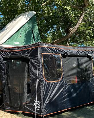 Tenda  carcamp con veranda tendalino