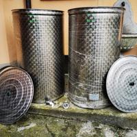 N. 2 NUOVO Serbatoio tino inox da 500 litri 