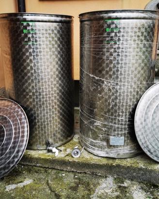 N. 2 NUOVO Serbatoio tino inox da 500 litri 