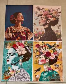 4 tele Frida Kahlo nuove