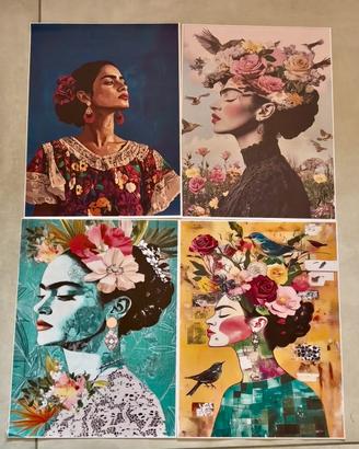 4 tele Frida Kahlo nuove