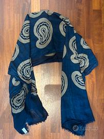 Foulard Laura Biagiotti “Paisley Blue Lapis”