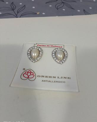 orecchini nuovi perles de Mallorca vintage