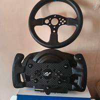 volante t300 più pedaliera per PC PS4 ps5