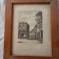 Veduta de Banco di San Giorgio Genova Vecchia