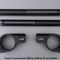 Coppia di semimanubri SBK by AVDB da 50 mm HONDA