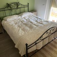 Testata e pediera letto matrimoniale