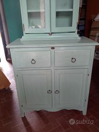 mobile bagno colore verde antico 