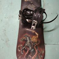 snowboard Santa Cruz Line Østvold 152 + attacchi