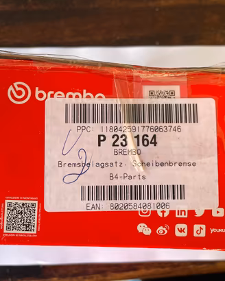 Pastiglie ffreni Brembo prime