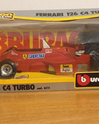 Modellino FERRARI 126 C4 TURBO Berger Burago 1:24