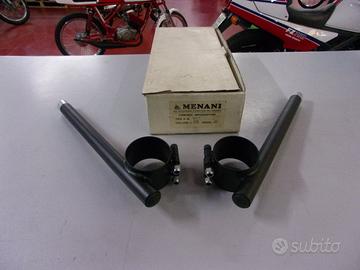 Semimanubri RACING MENANI 52 mm 10 gradi nero