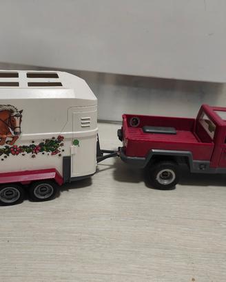 Pick Up Trasporto cavalli Schleich
