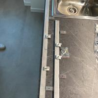 Barre portautensili cucina con staffe e ganci