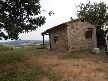 Piccola casa su collina vista Terme Saturnia