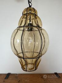 Lanterna veneziana ambra